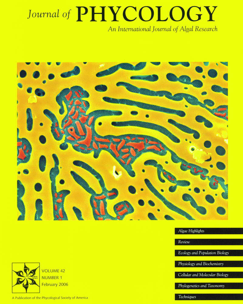Journal of Phycology Cover