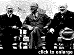 Mackenzie King, Franklin D. Roosevelt and Winston Churchill