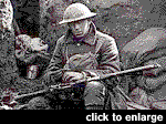 soldier in trench