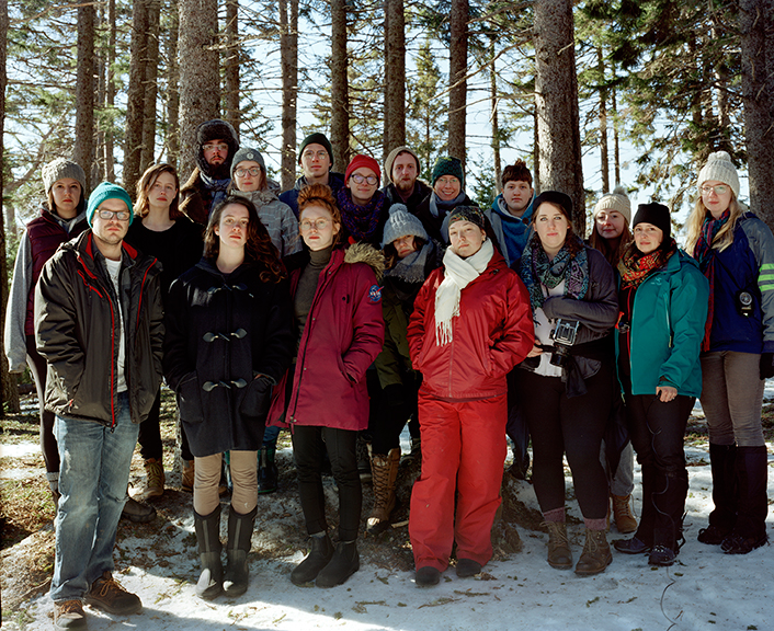 Students from the Studies in Site and Place Fine Arts Class.