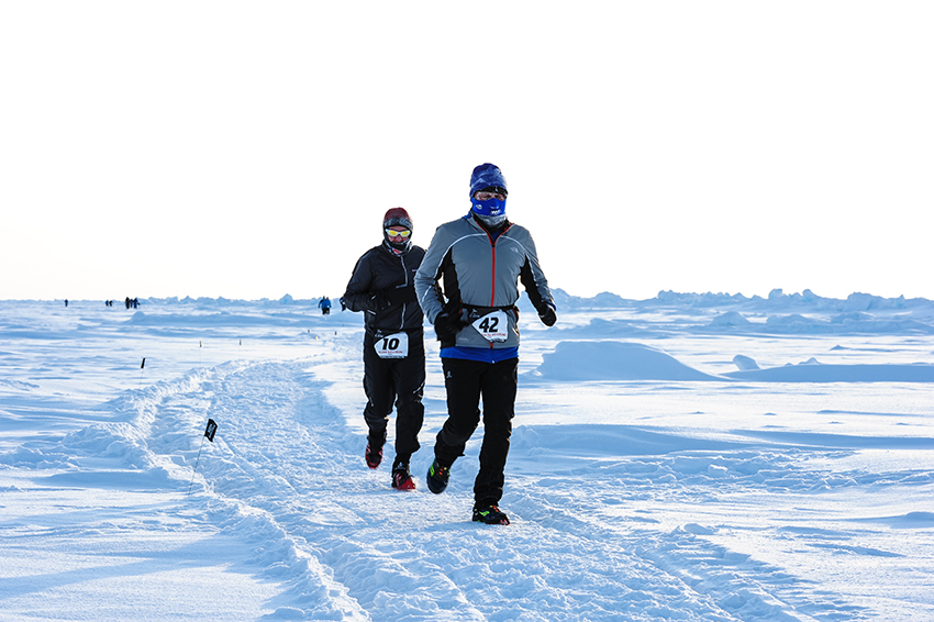 Dave van de Wetering on the trail