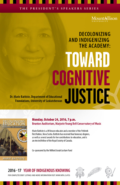 Marie Battiste poster