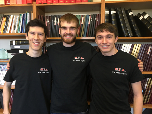 William Fiset, Micah Stairs, and Finn Lidbetter