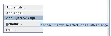 Adding an Injective Edge